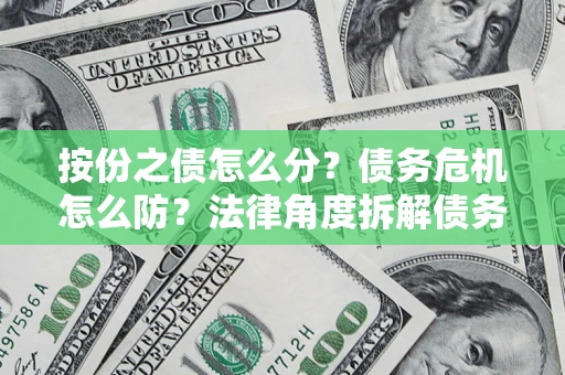 济南按份之债怎么分？债务危机怎么防？法律角度拆解债务分配与风险自保指南