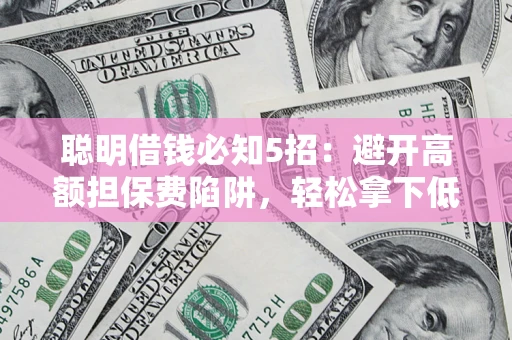 济南聪明借钱必知5招：避开高额担保费陷阱，轻松拿下低息贷款